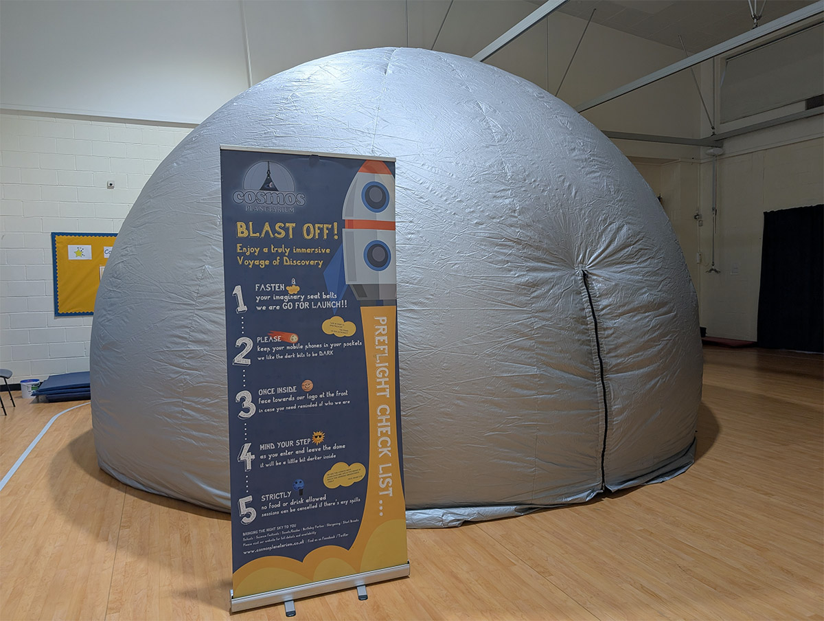 Outside the Planetarium